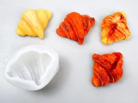 Molde silicona croissant 